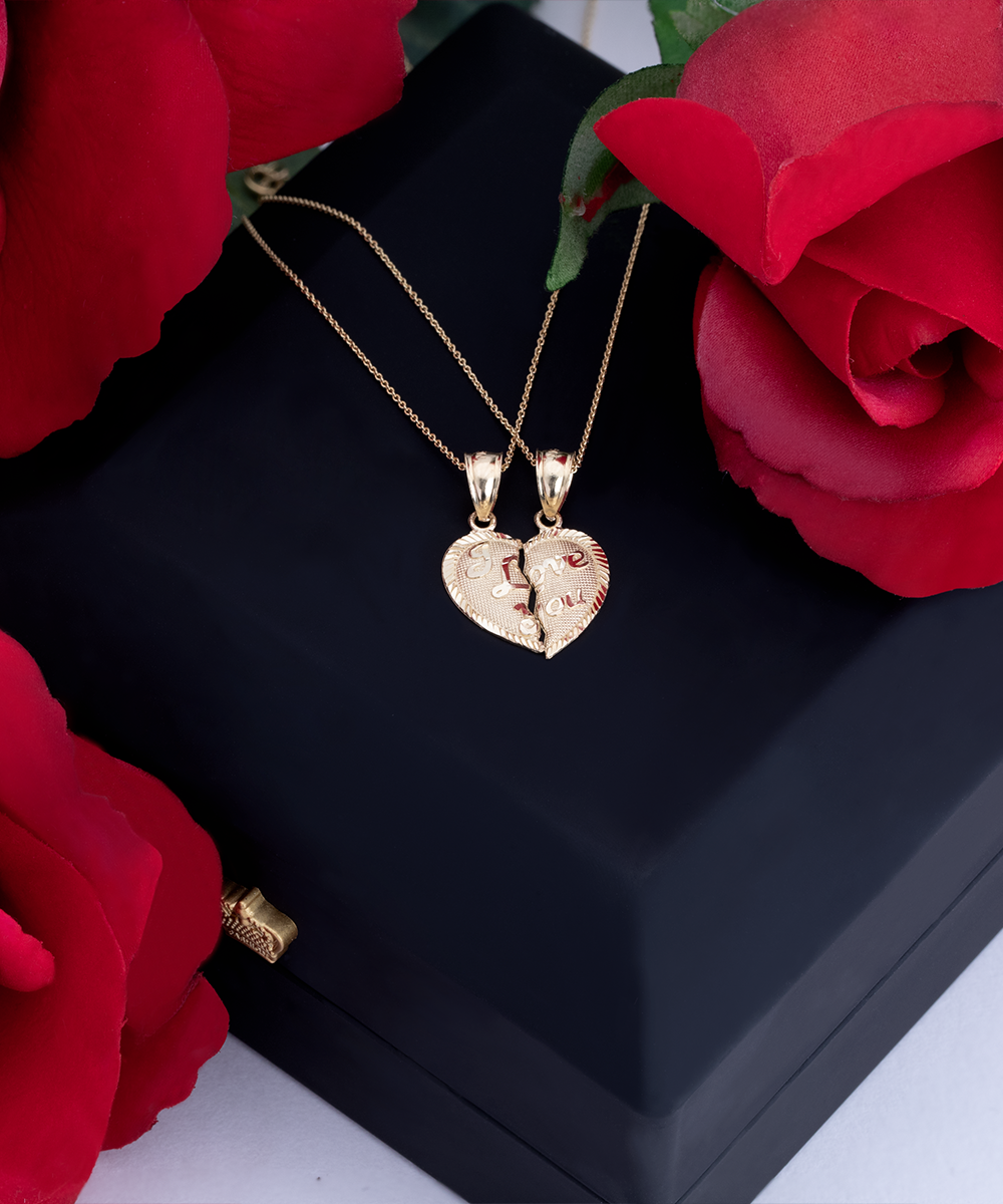 Sister 'Sisterly Love' - Breakable Heart Gold Necklace