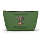 Mom: President of Pawsitivity - Accessory Pouch - Real Rad Boutique