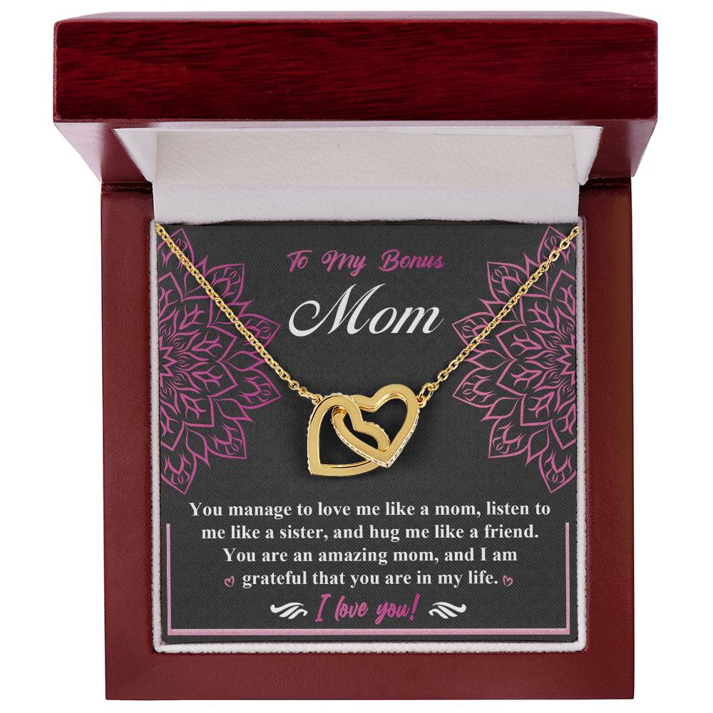 Mom, Sister, Friend - Interlocking Hearts Necklace - Real Rad Boutique