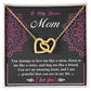 Mom, Sister, Friend - Interlocking Hearts Necklace - Real Rad Boutique