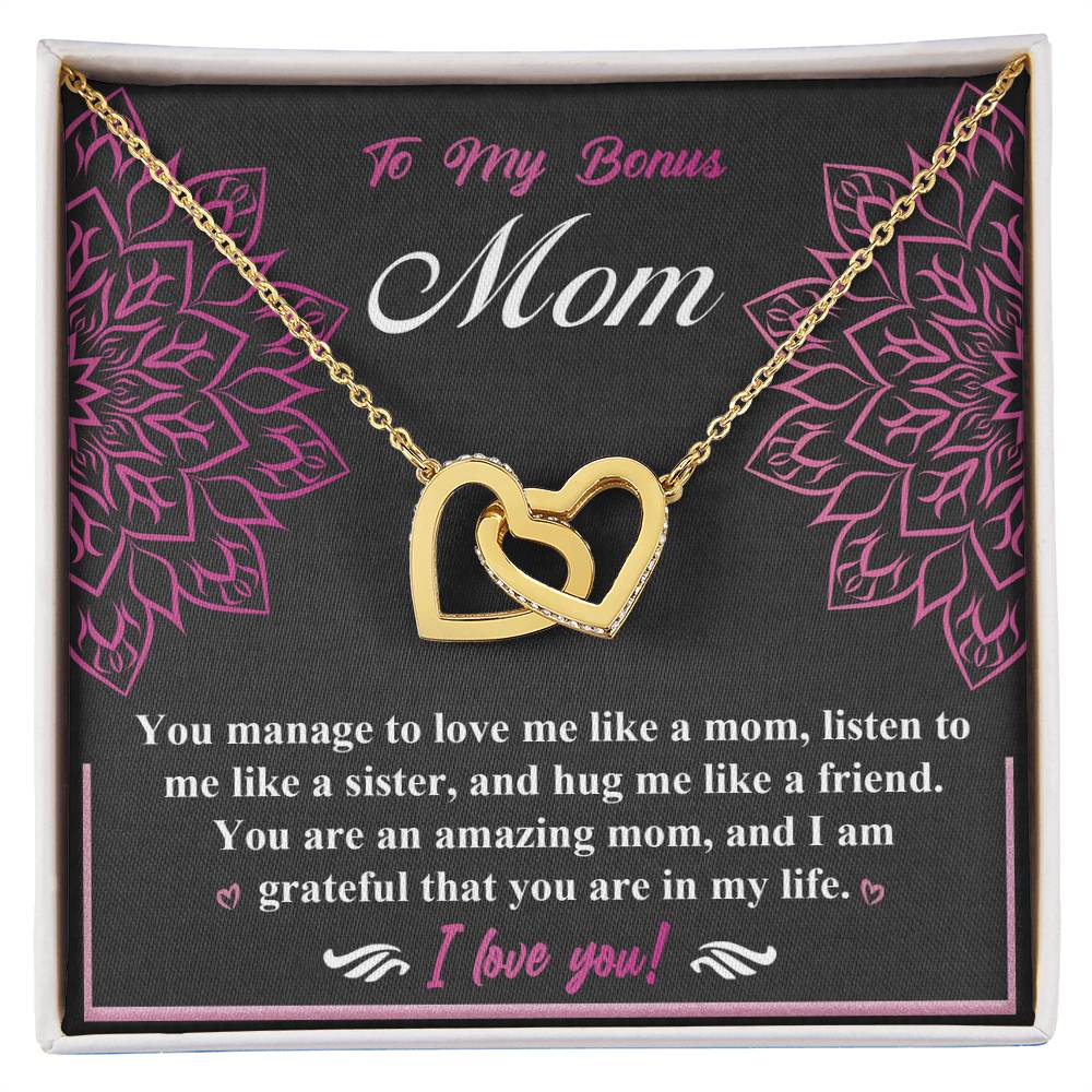 Mom, Sister, Friend - Interlocking Hearts Necklace - Real Rad Boutique