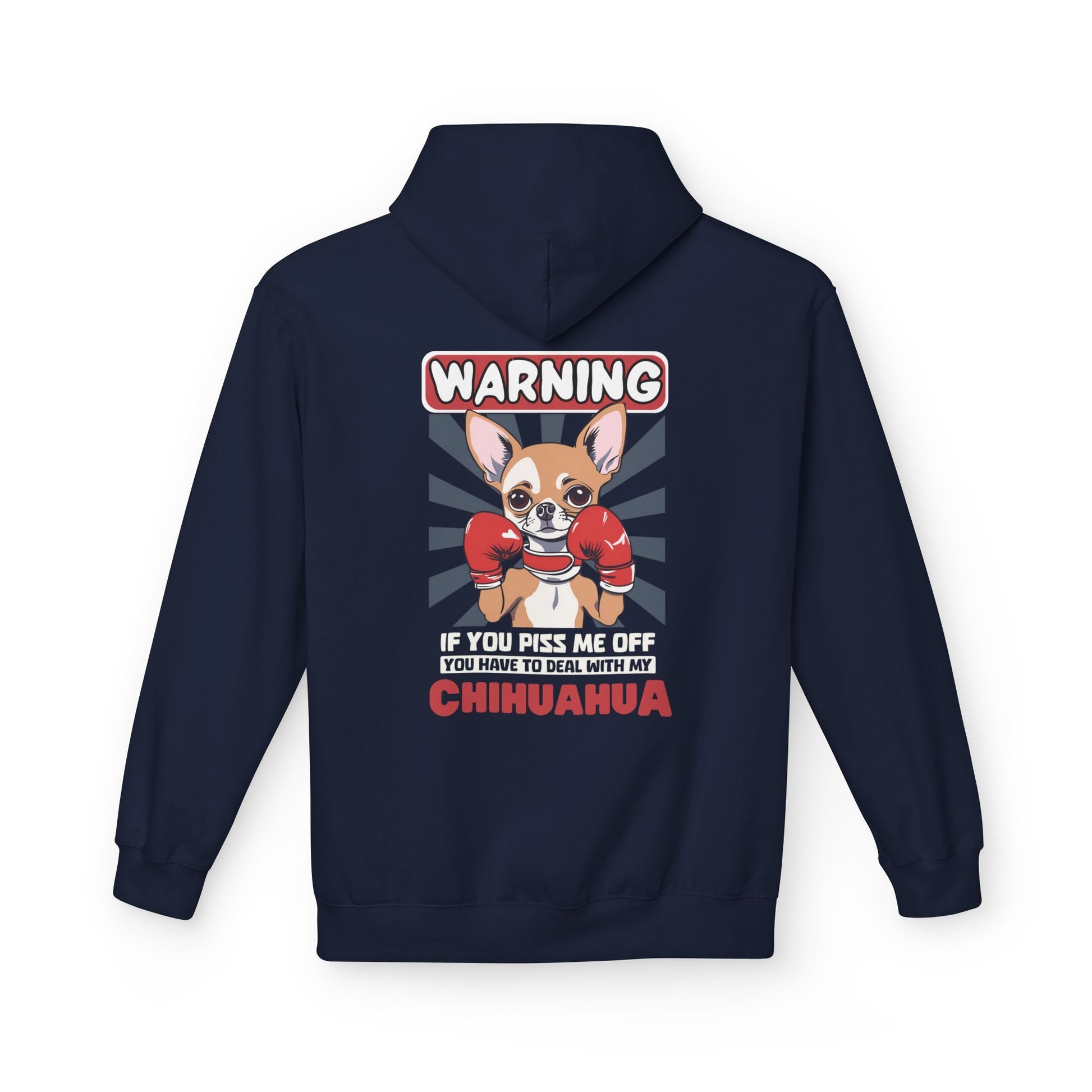 My Chihuahua Means Business - Softstyle Hoodie - Real Rad Boutique