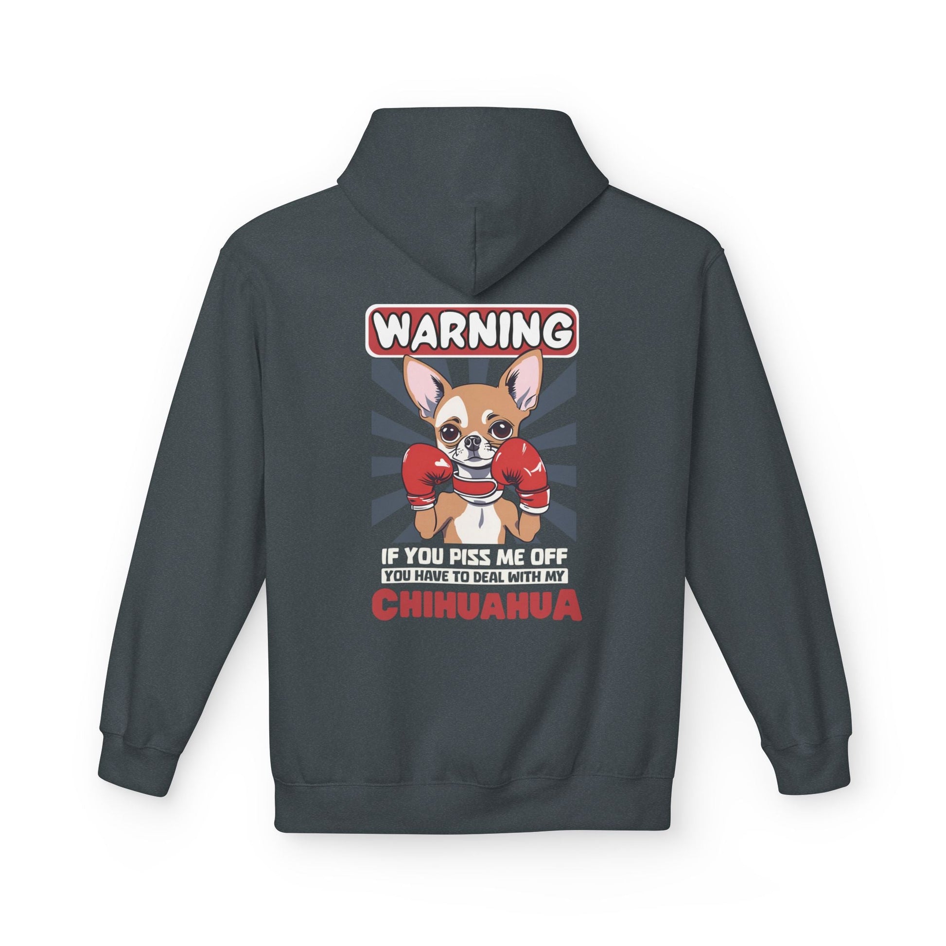 My Chihuahua Means Business - Softstyle Hoodie - Real Rad Boutique