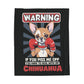 My Chihuahua Means Business - Velveteen Plush Blanket - Real Rad Boutique