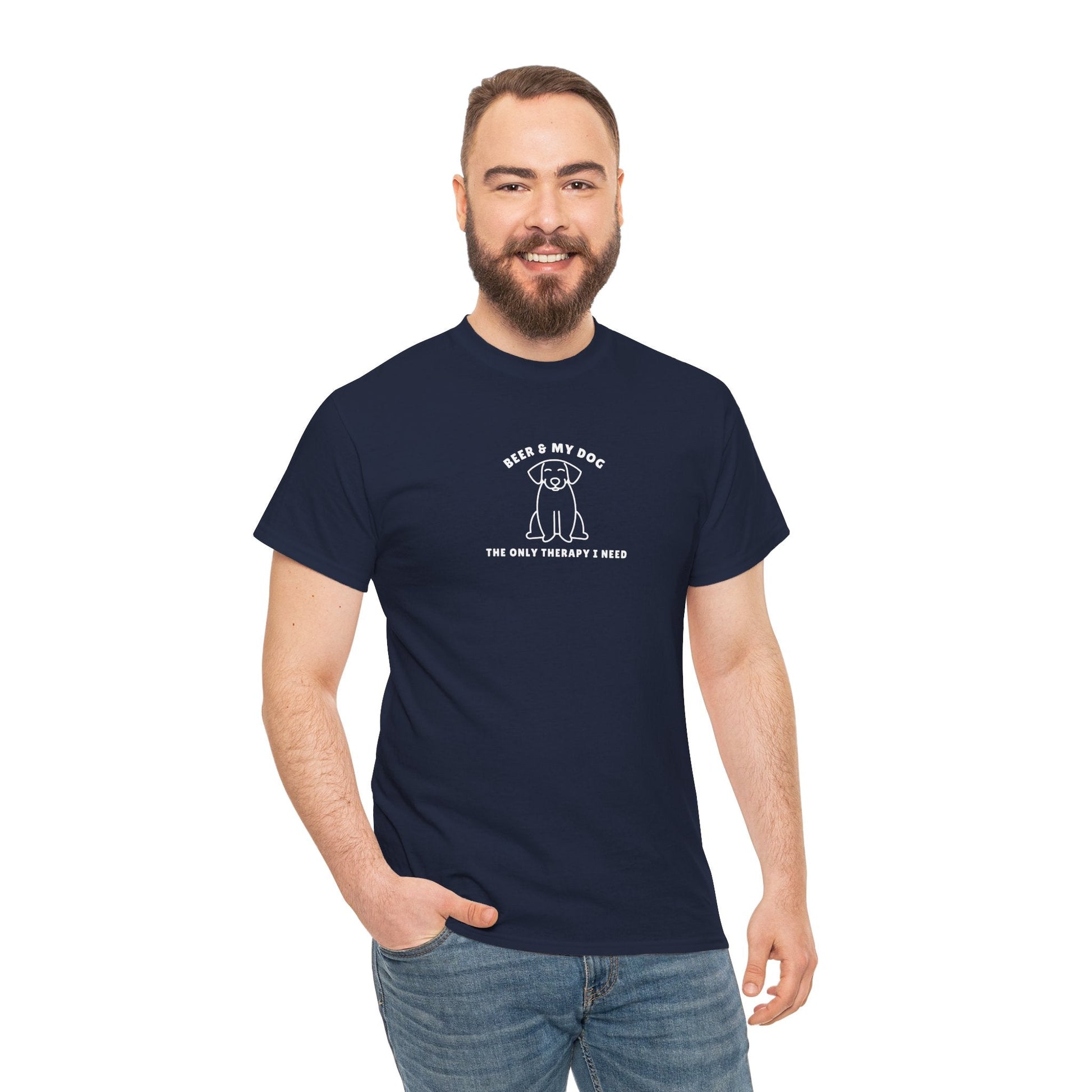 My Dog & Beer - Cotton Tee - Real Rad Boutique