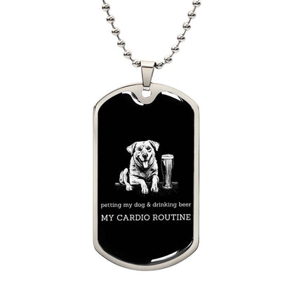 My Dog & Beer - Dog Tag - Real Rad Boutique