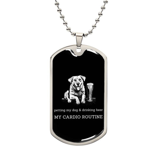 My Dog & Beer - Dog Tag - Real Rad Boutique