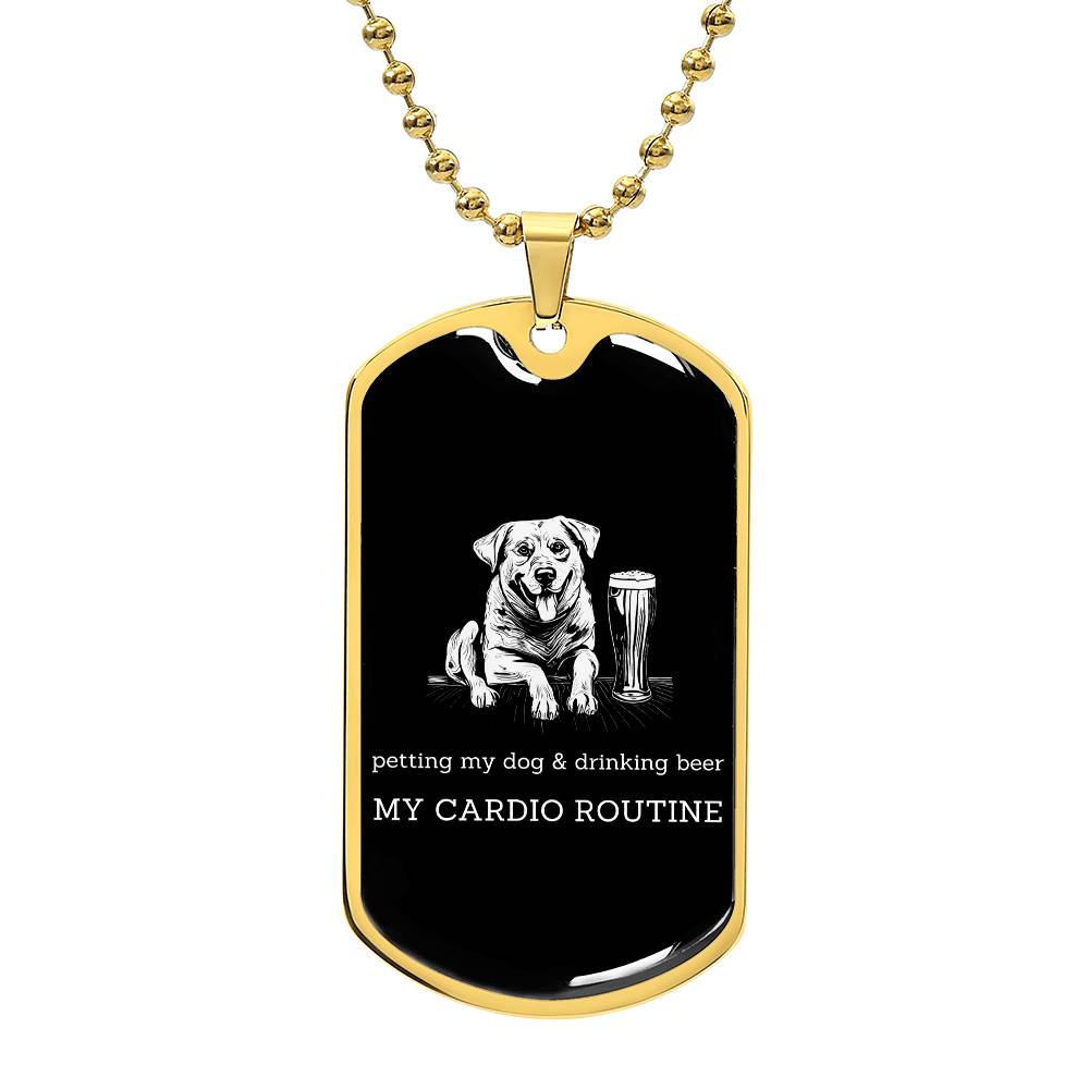 My Dog & Beer - Dog Tag - Real Rad Boutique