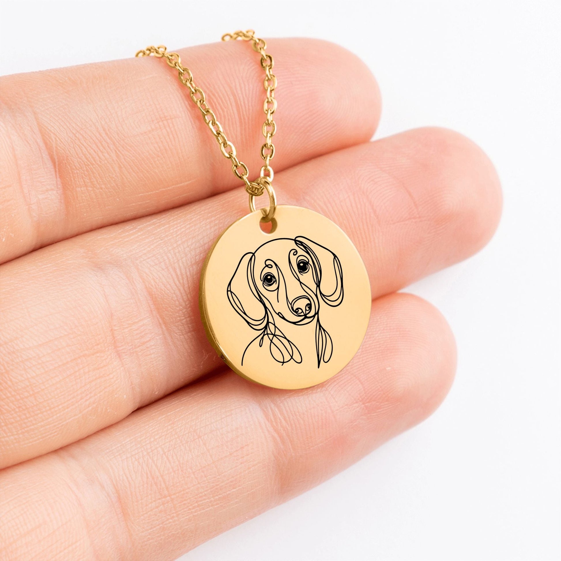 My Wiener Loves You To Pieces - Dachshund Valentine Necklace | Gift for Her - Real Rad Boutique