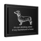 Not Drinking Alone - Matte Canvas, Black Frame - Real Rad Boutique