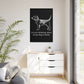 Not Drinking Alone - Matte Canvas, Black Frame - Real Rad Boutique