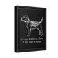 Not Drinking Alone - Matte Canvas, Black Frame - Real Rad Boutique