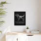 Not Drinking Alone - Matte Canvas, Black Frame - Real Rad Boutique