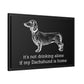 Not Drinking Alone - Matte Canvas, Black Frame - Real Rad Boutique