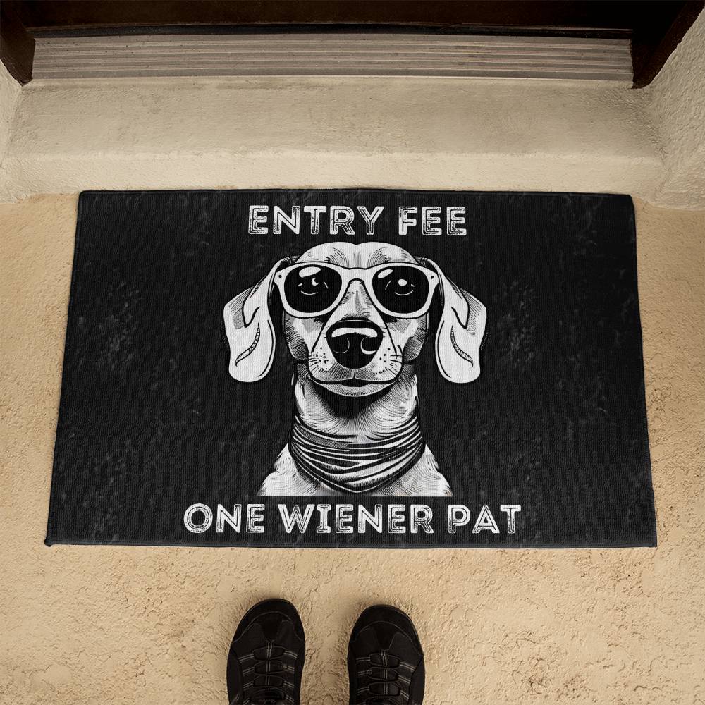 One Wiener Pat - Welcome Mat - Real Rad Boutique