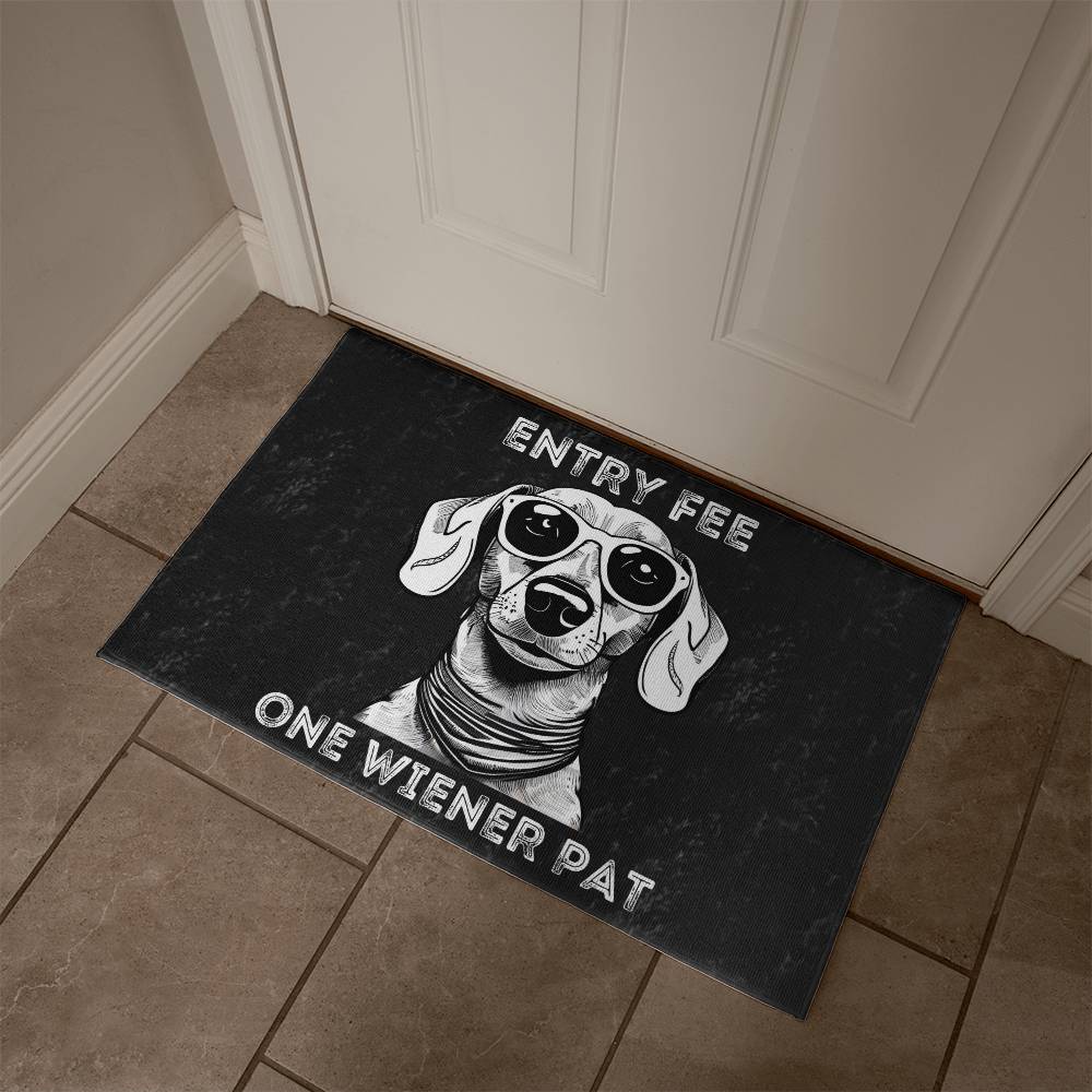 One Wiener Pat - Welcome Mat - Real Rad Boutique