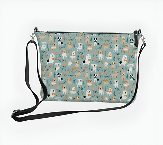 Paws and Petals - Vegan Leather Crossbody Purse - Real Rad Boutique