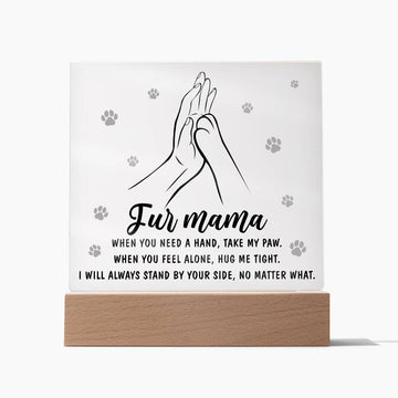 Paws of Love - Acrylic Square Plaque - Real Rad Boutique