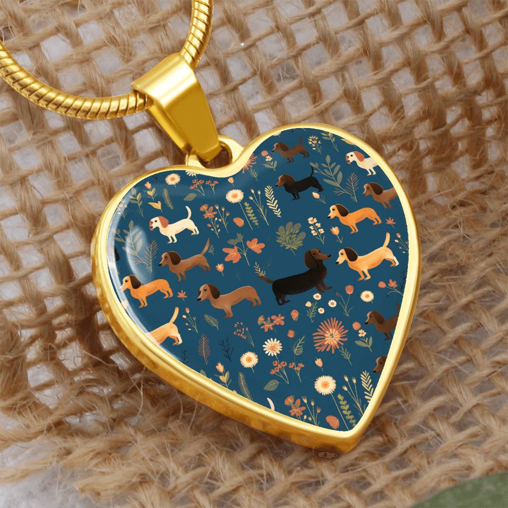 Pawsitively Adorable - Heart Pendant - Real Rad Boutique