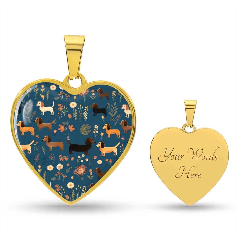 Pawsitively Adorable - Heart Pendant - Real Rad Boutique