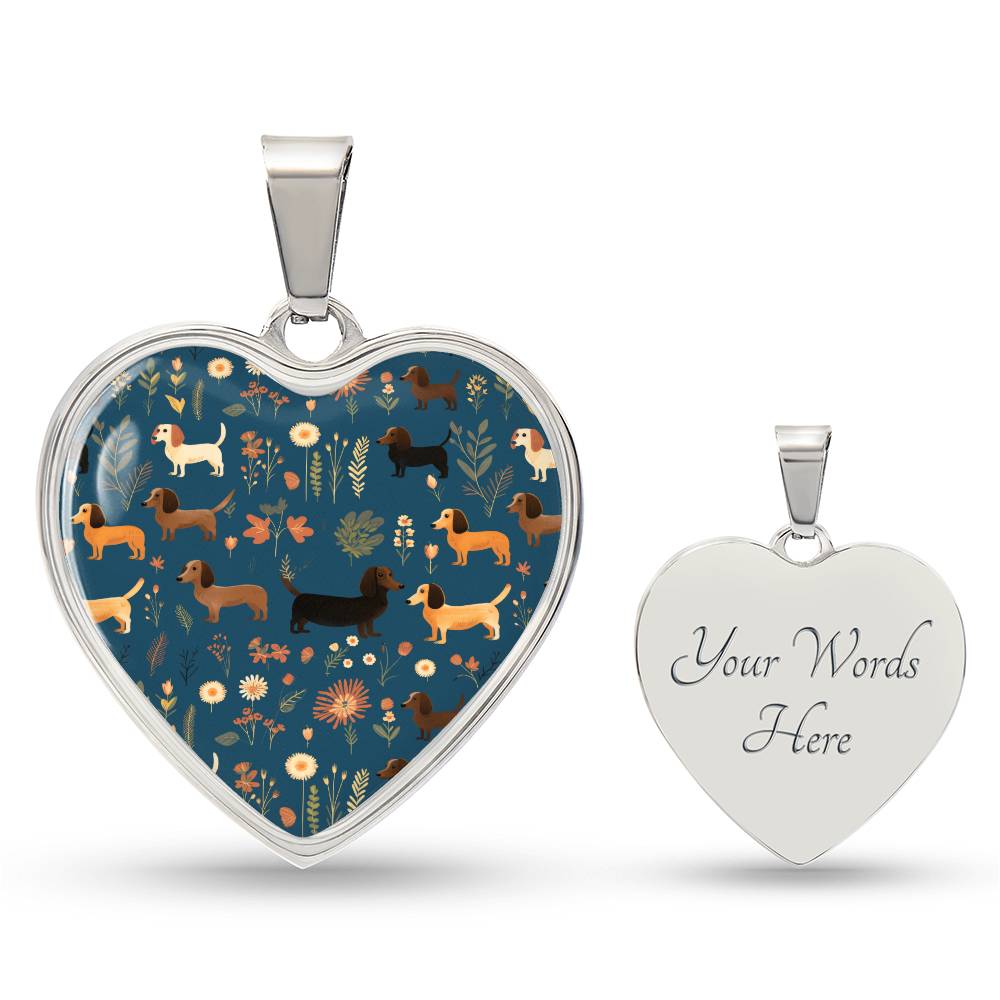 Pawsitively Adorable - Heart Pendant - Real Rad Boutique