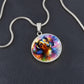 Prismatic Paws - Circle Pendant - Real Rad Boutique