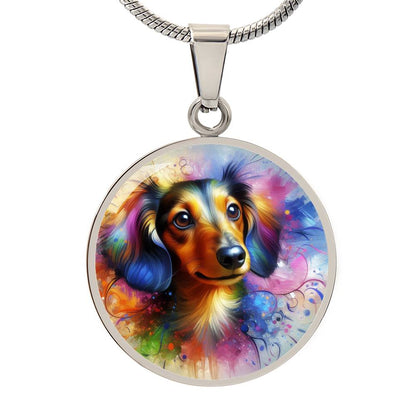 Prismatic Paws - Circle Pendant - Real Rad Boutique