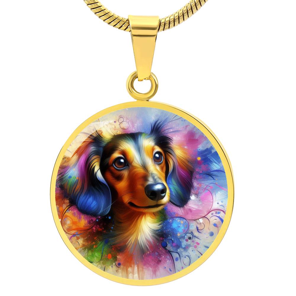 Prismatic Paws - Circle Pendant - Real Rad Boutique