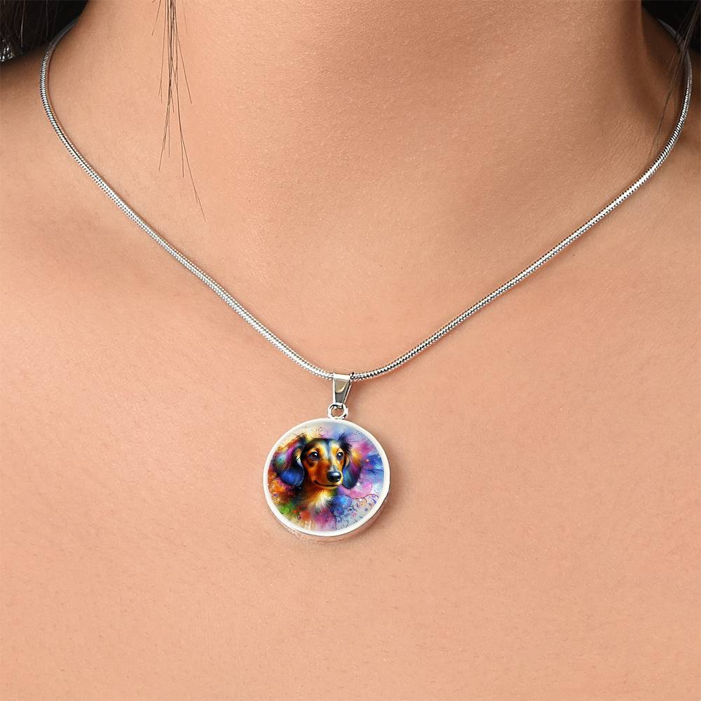 Prismatic Paws - Circle Pendant - Real Rad Boutique