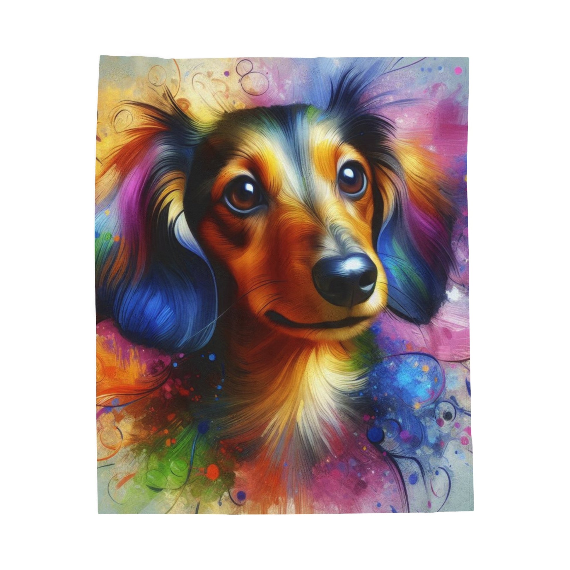 Prismatic Paws - Velveteen Plush Blanket - Real Rad Boutique