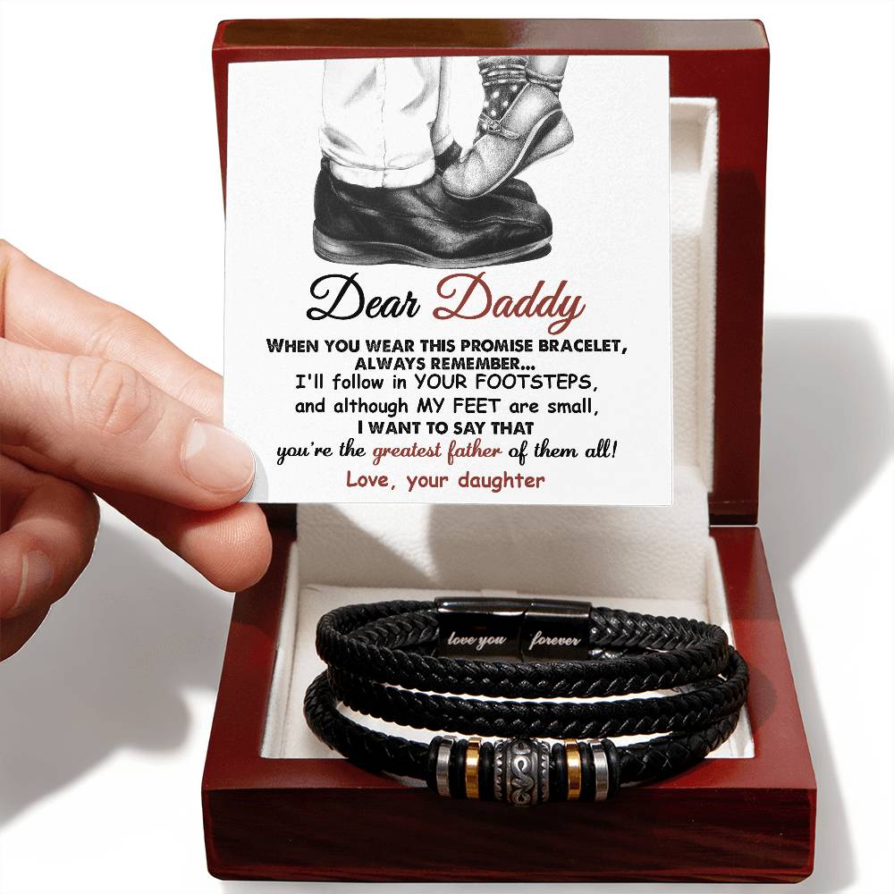 Promise Bracelet for Dad - Love You Forever Bracelet - Real Rad Boutique