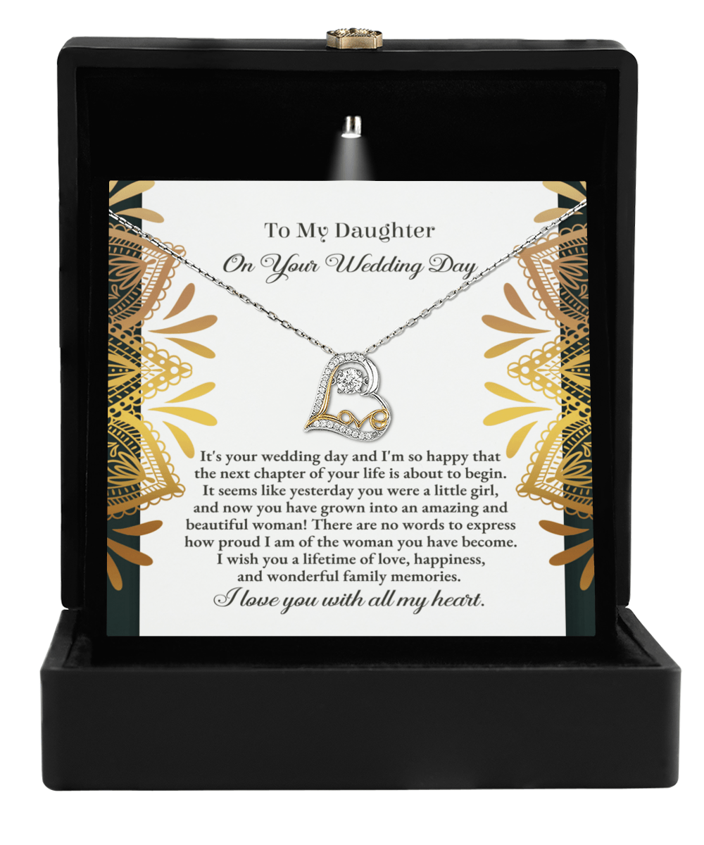 Proud Wishes for the Bride - Love Dancing Necklace - Real Rad Boutique