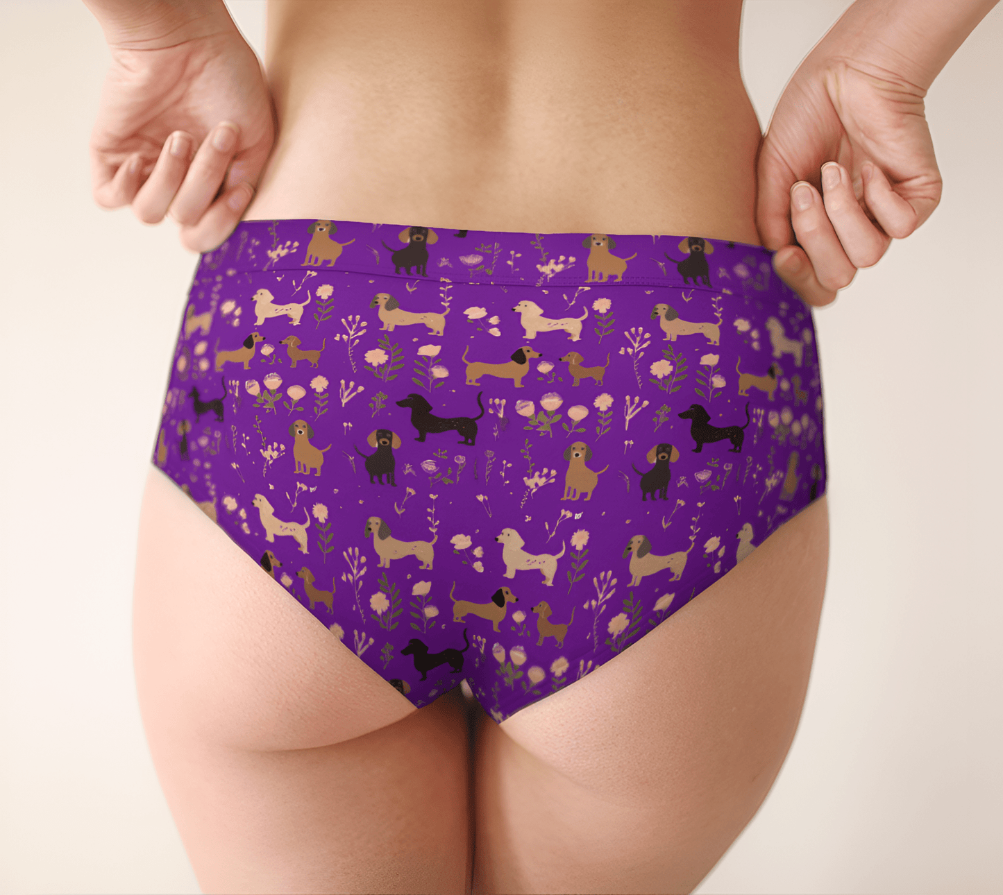 Purple Paws - Cheeky Briefs - Real Rad Boutique