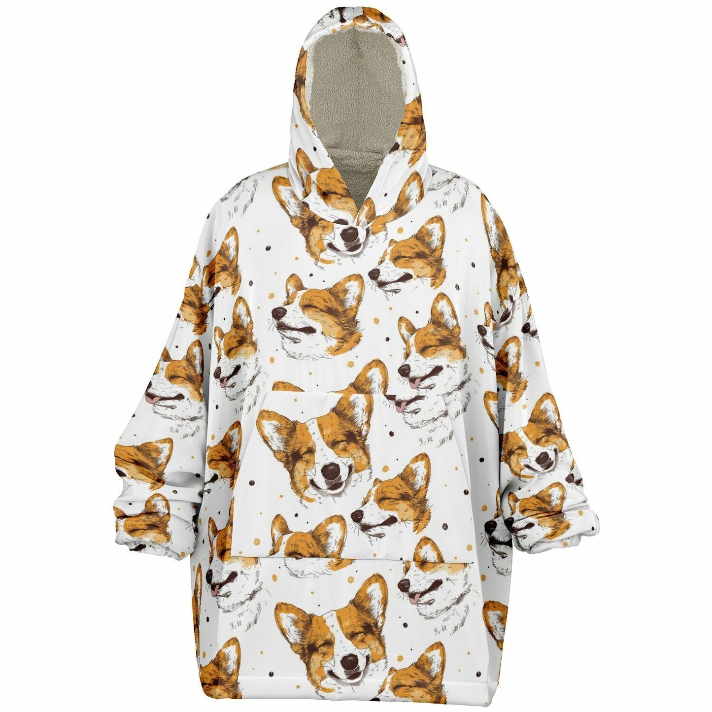 Quirky Corgi Luxury Snug Hoodie - Real Rad Boutique