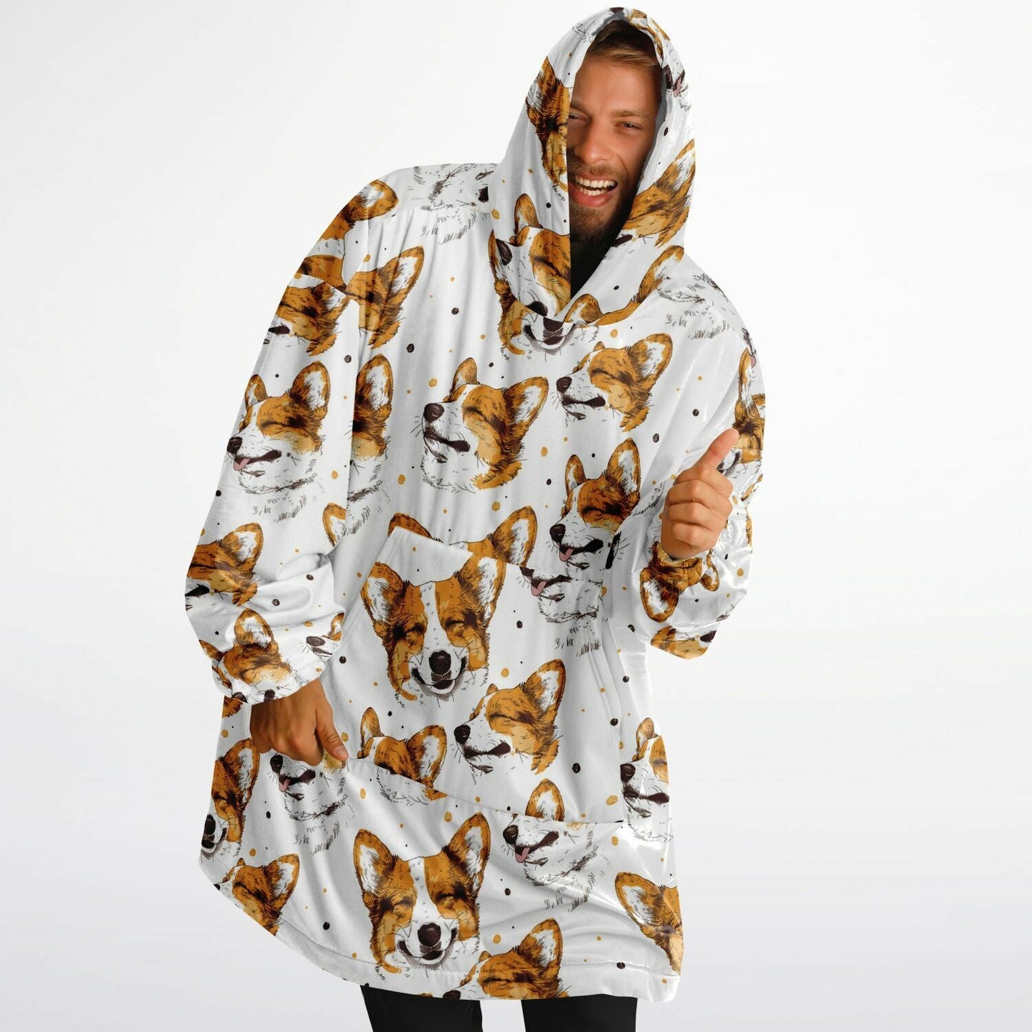 Quirky Corgi Luxury Snug Hoodie - Real Rad Boutique