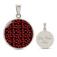 Radiant Red - Circle Pendant - Real Rad Boutique