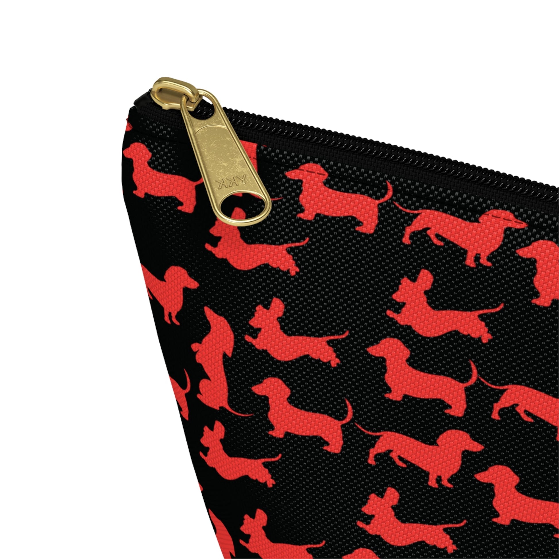 Radiant Red - Dachshund Accessory Pouch - Real Rad Boutique