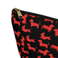 Radiant Red - Dachshund Accessory Pouch - Real Rad Boutique