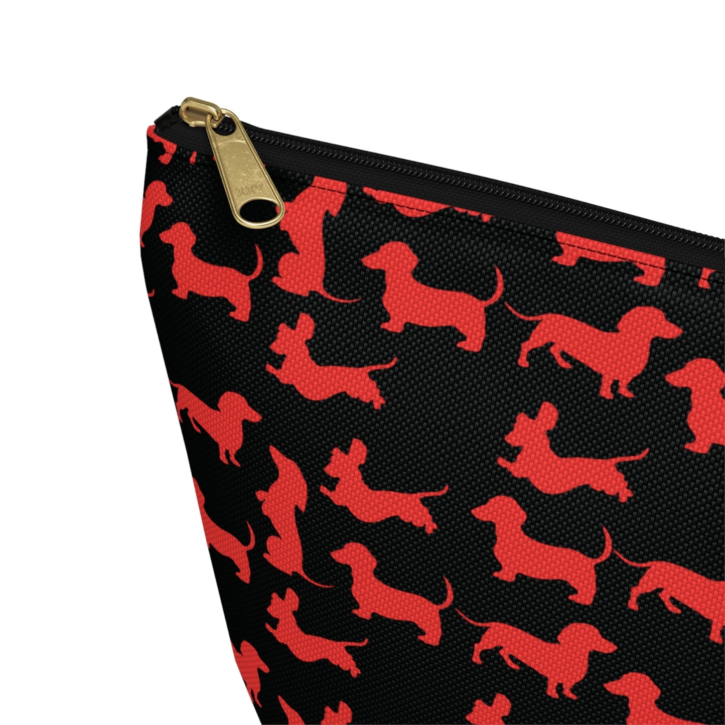 Radiant Red - Dachshund Accessory Pouch - Real Rad Boutique