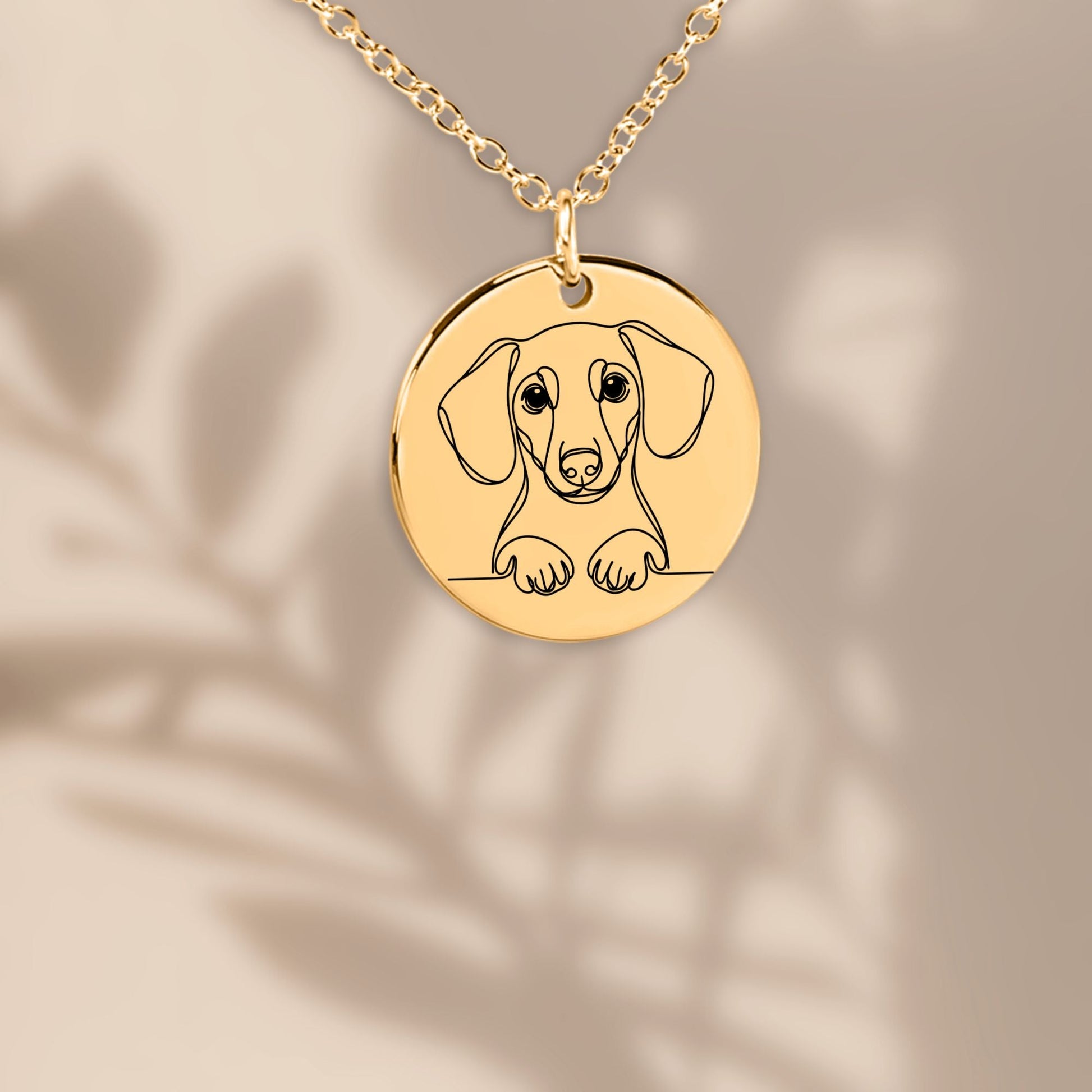 Ride Or Die Wiener Fan - Dachshund Valentine Necklace | Gift for Her - Real Rad Boutique