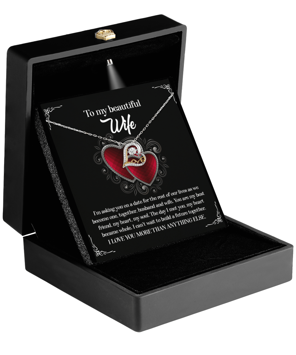 Romantic Wedding Vows - Love Dancing Necklace - Real Rad Boutique