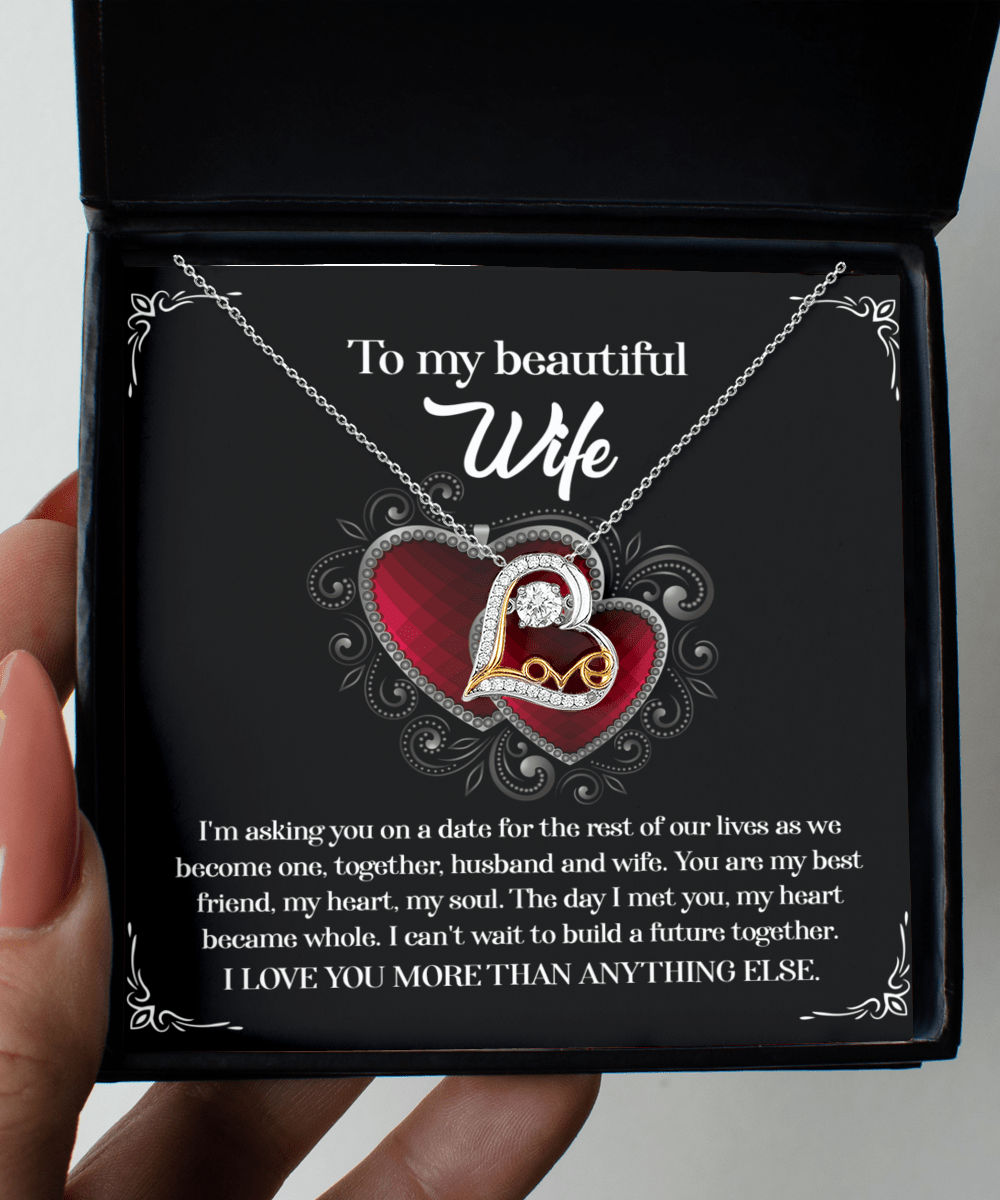 Romantic Wedding Vows - Love Dancing Necklace - Real Rad Boutique