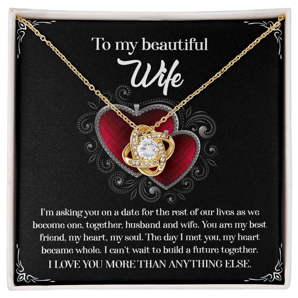 Romantic Wedding Vows - Love Knot Neckalce - Real Rad Boutique