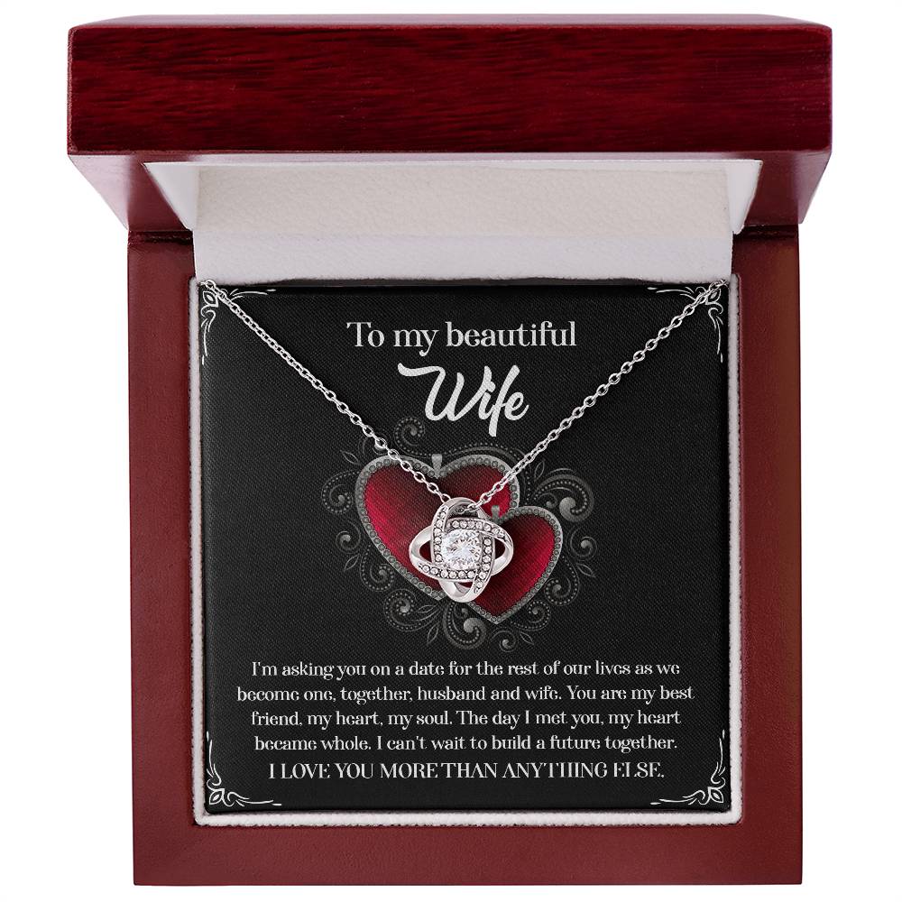 Romantic Wedding Vows - Love Knot Neckalce - Real Rad Boutique