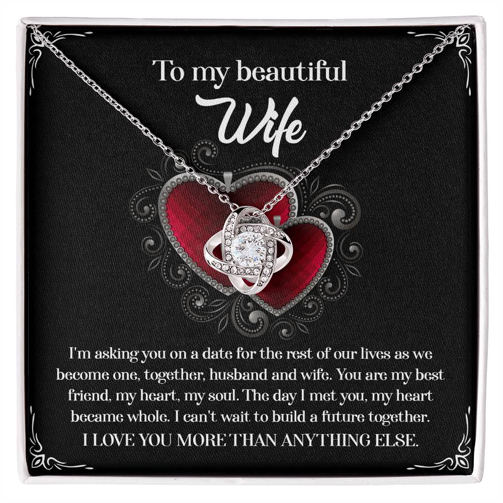 Romantic Wedding Vows - Love Knot Neckalce - Real Rad Boutique