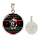 Rottie Kisses & Christmas Wishes Graphic Necklace - Real Rad Boutique