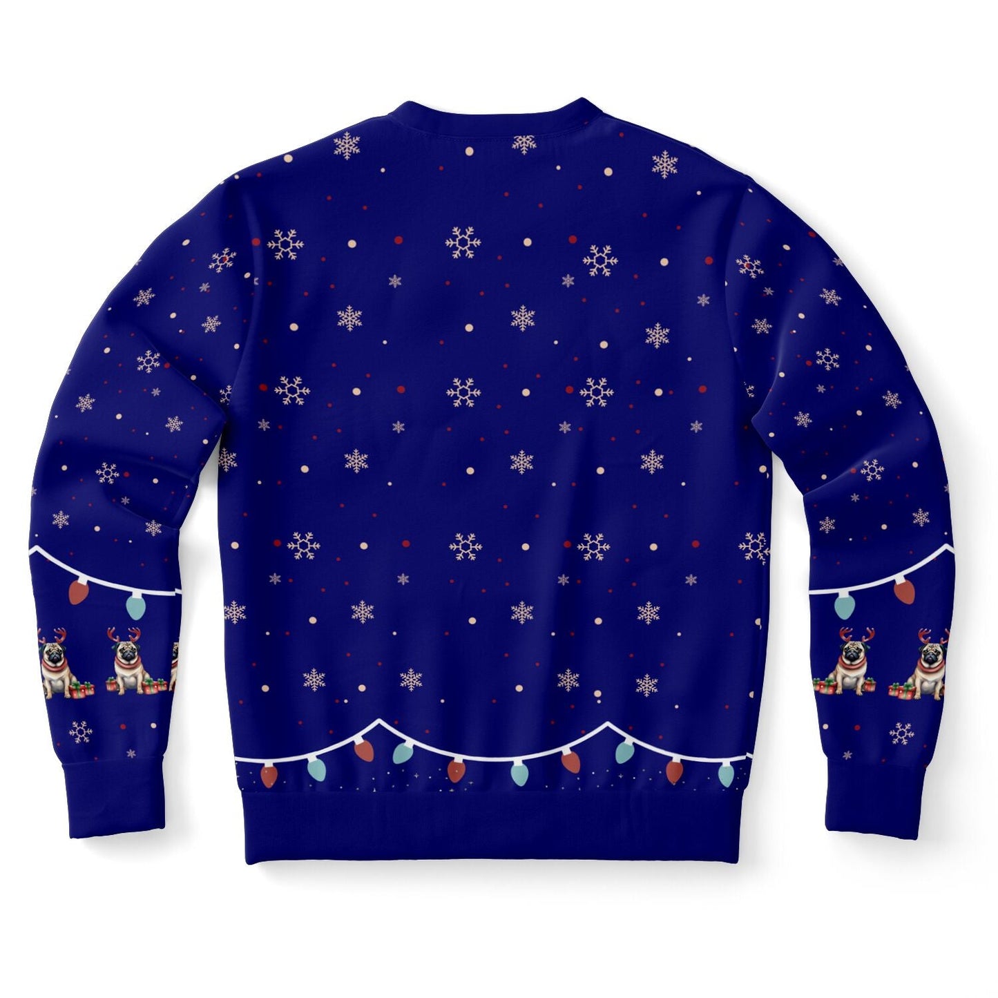 Santa's Little Puggers Christmas Sweater - Real Rad Boutique