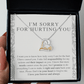 Sincere Apology Message - Love Dancing Necklace - Real Rad Boutique