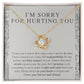 Sincere Apology Message - Love Knot Necklace - Real Rad Boutique