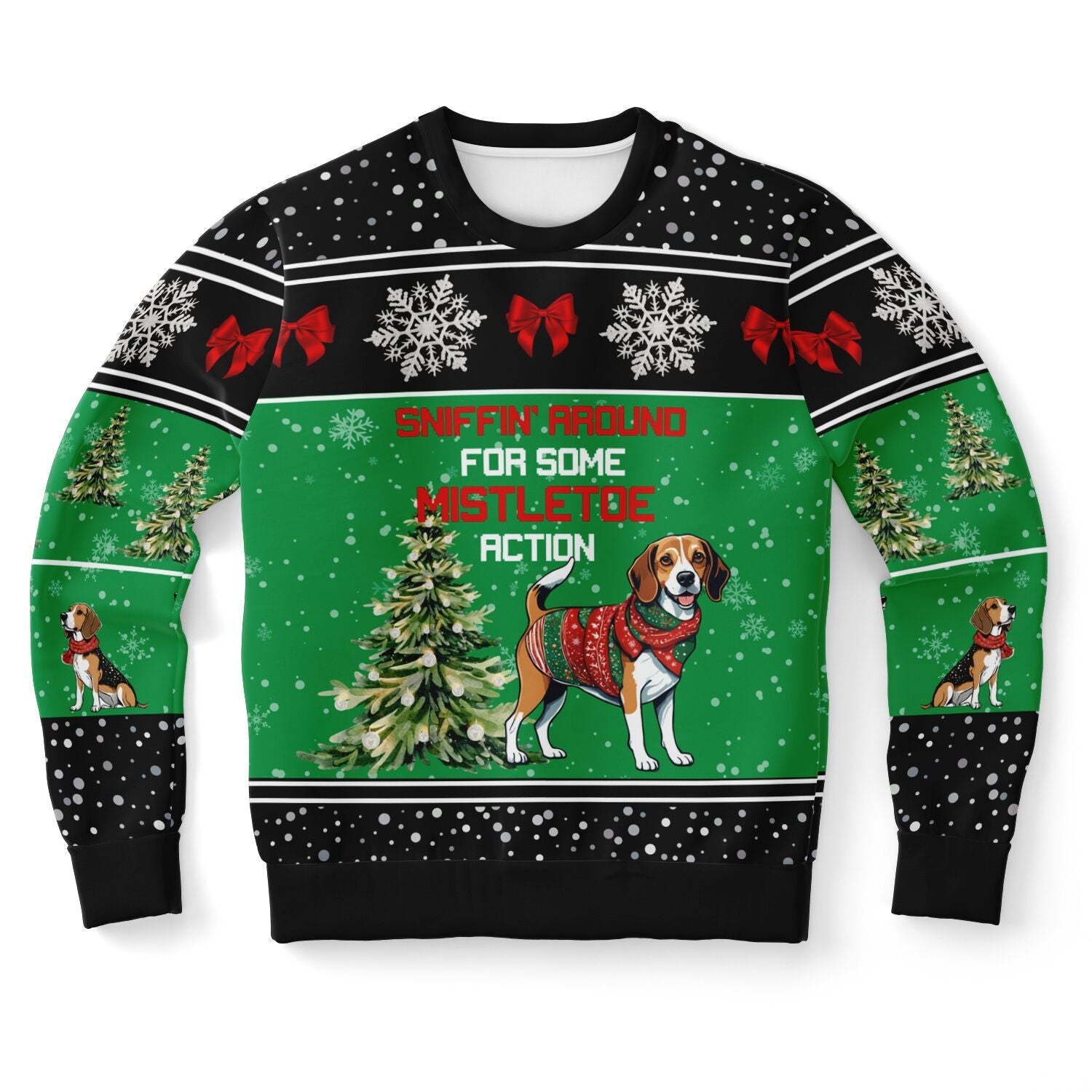 Sniffin’ Around for Some Mistletoe Action Christmas Sweater - Real Rad Boutique